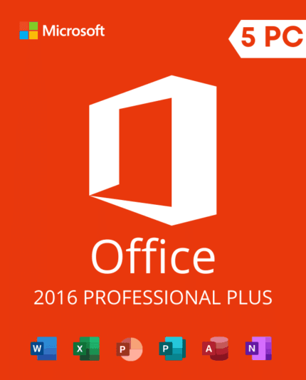 Office 2016 5 PC activation