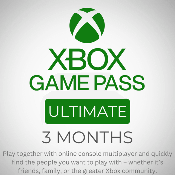 3 months game pass ultimate